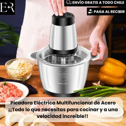 PICADOR ELECTRICO DE ACERO INOXIDABLE + ENVIO GRATIS